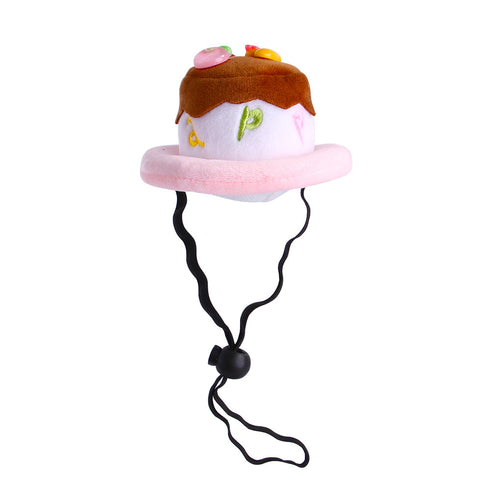 Cat Birthday Cake Hat for Party Costume